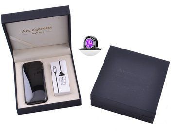 Электроимпульсная зажигалка в подарочной коробке Lighter (USB) 5007 Black 5007 Black фото