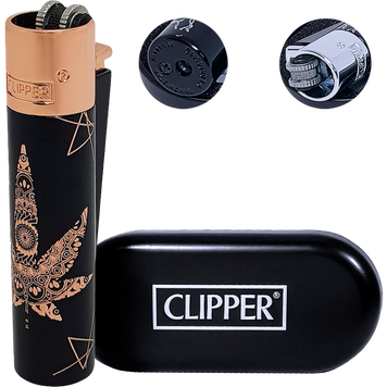 Металева запальничка Clipper Metal &laquo;Rose Gold Mandala&raquo; у подарунковому футлярі K-30 K-30 фото