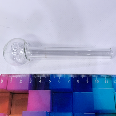 Класична скляна трубка Oil Pipe (12 см) DK-4 DK-4 фото