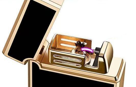 Бензиновая зажигалка с дуговым поджигом ⚡🔥 HL-659 Silver HL-659 Silver фото