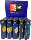 Газові запальнички "KKK Lighter" Джинс (турбо полум'я 🚀) 861-1 861-1 фото