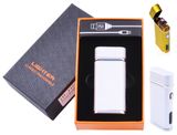 Електроімпульсна запальничка в подарунковій коробці Lighter HL-104 Silver HL-104-Silver фото