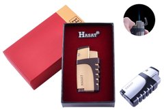Запальничка в подарунковій коробці HASAT (Гостре полум'я) №4318 Gold №4318 Gold фото