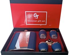Подарунковий набір 6в1 'GT' Фляга, 4 чарки, лійка GT-17-3 GT-17-3 фото