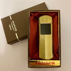 USB ⚡️ Зажигалка FASHION в подарочной упаковке (Спираль накаливания) USB-97 Gold USB-97 Gold фото