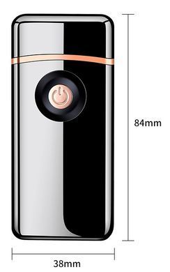Дуговая электроимпульсная USB - Газовая зажигалка 2в1 ⚡️🚀 (индикатор заряда🔋) HL-422 Black HL-422-Black фото