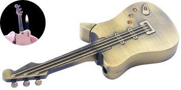 Запальничка кишенькова Гітара №4569 Gold 4569 Gold фото