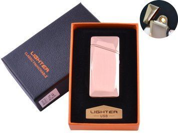 USB зажигалка в подарочной упаковке (Спираль накаливания) HL-25 Gold HL-25 Gold фото