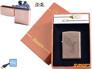 Электроимпульсная зажигалка HONGLU Eagle (USB) №4777-2 4777-2 фото