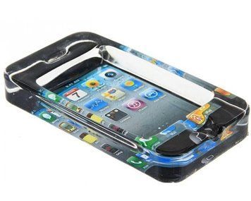 Оригінальна попільничка із запальничкою скляна "iPhone" 4182 4182 фото
