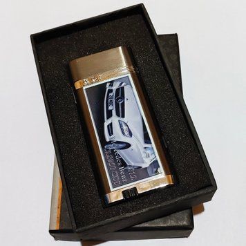 Газовая турбо-зажигалка с фонариком и изображением Mercedes-Benz CLS 350 CDI D617 D617 фото