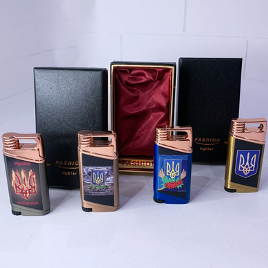 Подарункова патріотична газова турбо-запальничка Fashion Lighter HL-314-1-1 HL-314-1-1 фото