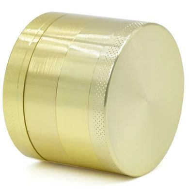 Металевий гріндер 4-секційний &laquo;GOLD Original Fancy Goods&raquo; (Золото) &mdash; 50х38 мм [Уцінка] K-71 K-71 фото
