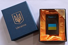 Зажигалка подарочная Украина 🇺🇦 (турбо пламя 🔥) HL-4549-1-3 HL-4549-1-3 фото