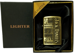 Газова запальничка "Jack Daniels" подарункова 🎁 (гостре полум'я 🚀) LIGHTER D469 Gold D469 Gold фото