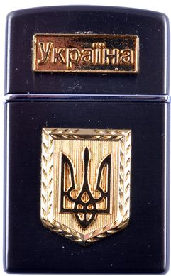 Зажигалка карманная Украина (турбо пламя) №4525-2 №4525-2 фото