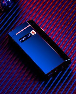 Дугова електроімпульсна USB - Газова запальничка 2в1 ⚡️🚀 (індикатор заряду🔋) HL-428 Black HL-428-Black фото