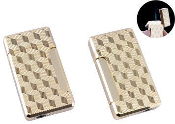Зажигалка карманная Polion (Острое пламя) №4920 Gold 4920-Gold фото
