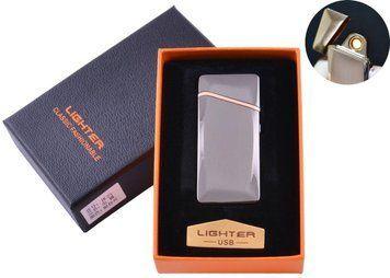 USB зажигалка в подарочной упаковке (Спираль накаливания) HL-25 Black HL-25 Black фото