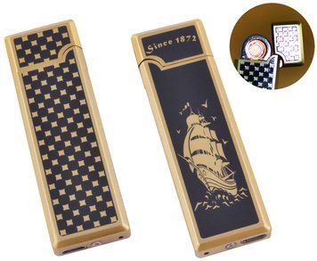 USB зажигалка Парусный Корабль (Спираль накаливания) HL-138-1 HL-138-1 фото