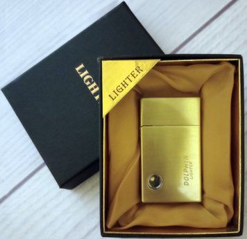 Запальничка подарункова DOLPHIN LIGHTER (Турбо полум'я 🚀) D197 D197 фото
