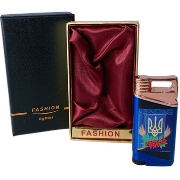 Подарочная патриотическая газовая турбо-зажигалка Fashion Lighter HL-314-1-2 HL-314-1-2 фото