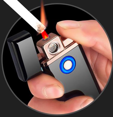 USB - Газовая Зажигалка (Турбо пламя + спираль накаливания) HL-227 Colored ice HL-227-Colored-ice фото