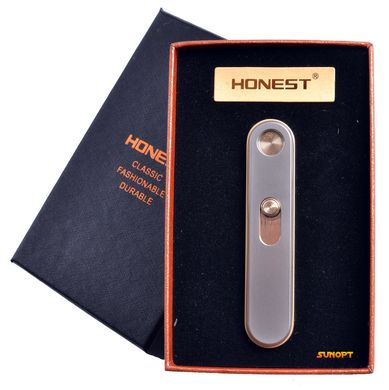 USB запальничка в подарунковій упаковці "Honest" (спіраль розжарювання) №4825 Silver 4825-Silver фото