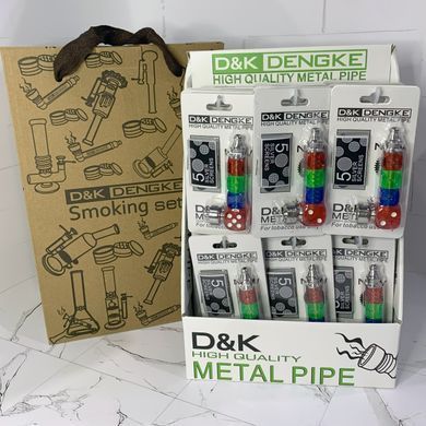 Металлическая трубка D&K DENGKE DK8376 с комплектом сеточек DK8376 фото