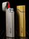 Креативна запальничка вітрозахисна в подарунковій коробці 🎁BROAD (Турбо полум'я🚀) HL-401 Gold HL-401-Gold фото 4