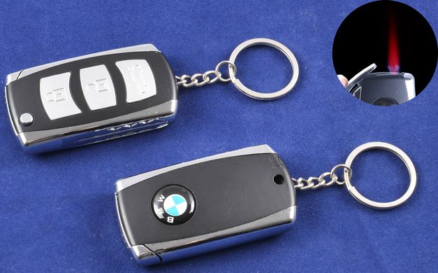 Зажигалка-брелок ключ от авто BMW (Турбо пламя) №4123-5 708005882 фото