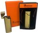 Креативна запальничка вітрозахисна в подарунковій коробці 🎁BROAD (Турбо полум'я🚀) HL-401 Gold HL-401-Gold фото 1