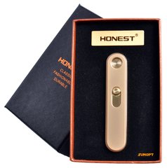 USB зажигалка в подарочной упаковке "Honest" (спираль накаливания) №4825 Gold 4825-Gold фото