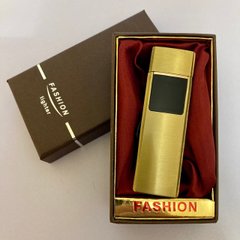 USB ⚡️ Зажигалка FASHION в подарочной упаковке (Спираль накаливания) USB-98 Gold USB-98 Gold фото
