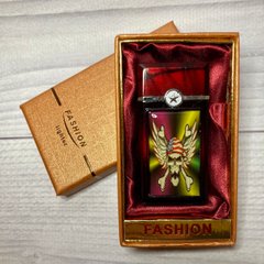 Зажигалка в подарочной коробке Кости американского 🇺🇸 байкера (Турбо пламя, мигающая, музыкальная) FASHION №1747-6 №1747-6 фото