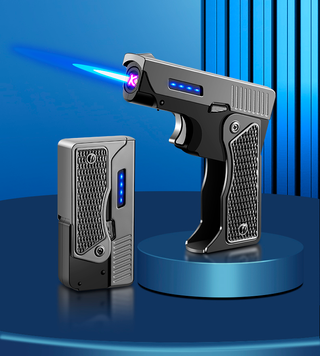 Дугова електроімпульсна USB - Газова запальничка 2в1 ⚡️🚀 Трансформер (індикатор заряду🔋) HL-429 HL-429 фото