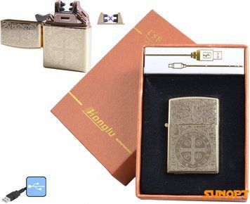 Электроимпульсная зажигалка HONGLU (USB) №4777-4 4777-4 фото