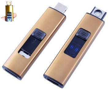 USB зажигалка Украина №HL-144 Gold 1198817745 фото