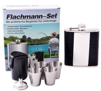 Подарочный набор с флягой для мужчин №QK-19-5 1137144538 фото
