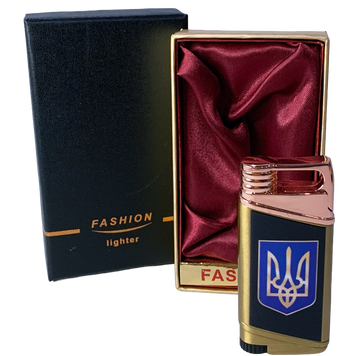 Подарочная патриотическая газовая турбо-зажигалка Fashion Lighter HL-314-1-3 HL-314-1-3 фото