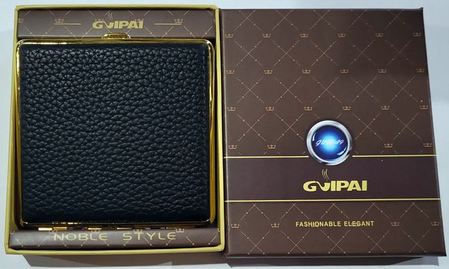 Портсигар в подарочной упаковке GVIPAI (Кожа, на 20 шт) XT-4979-3 XT-4979-3- фото
