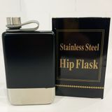 Металева фляга 8 oz із матовим покриттям GJ-8A Black GJ-8A Black фото