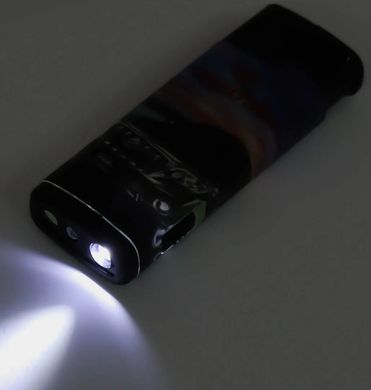 Зажигалка пластиковая с фонарем 🔦 Авто 🚗(турбо пламя 🚀) №1309-8 1309-8 фото