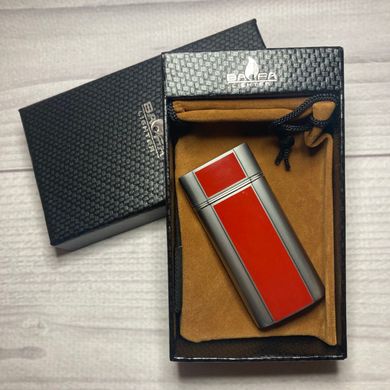 Запальничка в подарунковій коробці Baofa (Турбо полум'я) D30 RED D30RED фото