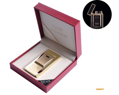 USB зажигалка TIGER (Электроимпульсная) №4686 Gold №4686 Gold фото
