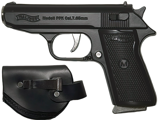 Зажигалка газовая Пистолет Walther PPK (Турбо пламя🚀) D470 D470 фото
