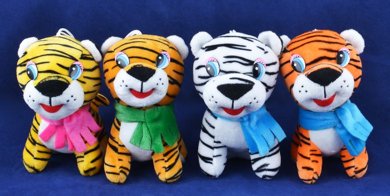 М'яка іграшка Тигр із шарфом (15 см) AJ-1513-15 AJ-1513-15 фото
