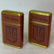 Зажигалка карманная Украина 🇺🇦 (Турбо пламя) HL-320 Gold HL-320 Gold фото 2