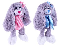 М'яка іграшка Кролик вухатий із шарфом ДП (23 см) №30158 30158 ГП фото