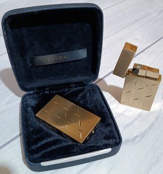 Запальничка подарункова TIGER LIGHTER (Турбо полум'я 🚀) D201 D201 фото